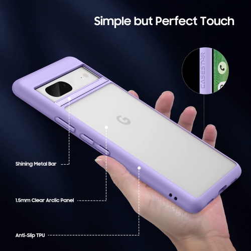 Google Pixel 7A Case, with High Qualtiy Screen Protector, Upgraded Full Camera Protection Shockproof Protection Clear Hard Back, for Pixel 7A Phone