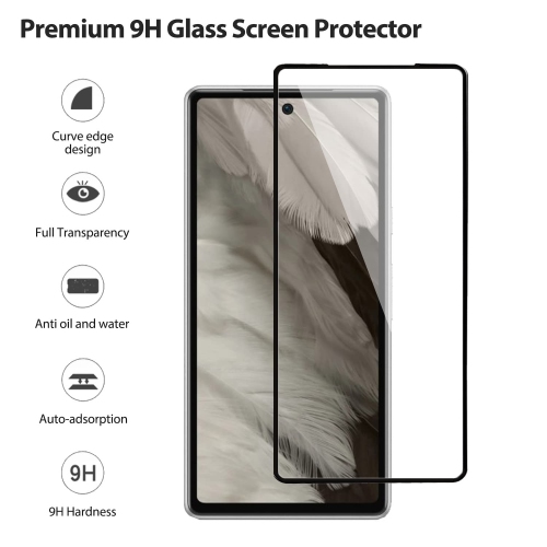 Google Pixel 7A Case, with High Qualtiy Screen Protector, Upgraded Full Camera Protection Shockproof Protection Clear Hard Back, for Pixel 7A Phone