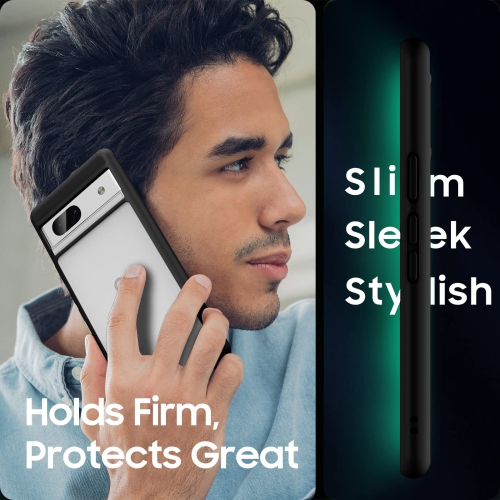 Google Pixel 7A Case, with High Qualtiy Screen Protector, Upgraded Full Camera Protection Shockproof Protection Clear Hard Back, for Pixel 7A Phone