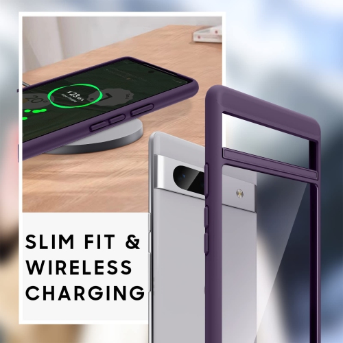 Google Pixel 7A Case, with High Qualtiy Screen Protector, Upgraded Full Camera Protection Shockproof Protection Clear Hard Back, for Pixel 7A Phone