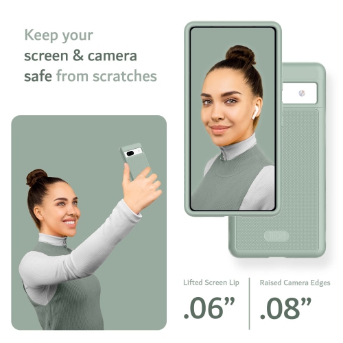 DualShield Grip Designed for Google Pixel 7a Case, MergeGrip Military Grade Dual Layer Shockproof Slim Tough Non-Slip Heavy Duty Protective Phone