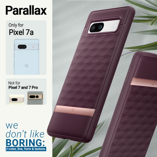 Google Pixel 7a case 5G Military Grade Drop Tested Enhanced Ergonomic Design Case - Burgundy