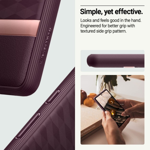 Google Pixel 7a case 5G Military Grade Drop Tested Enhanced Ergonomic Design Case - Burgundy