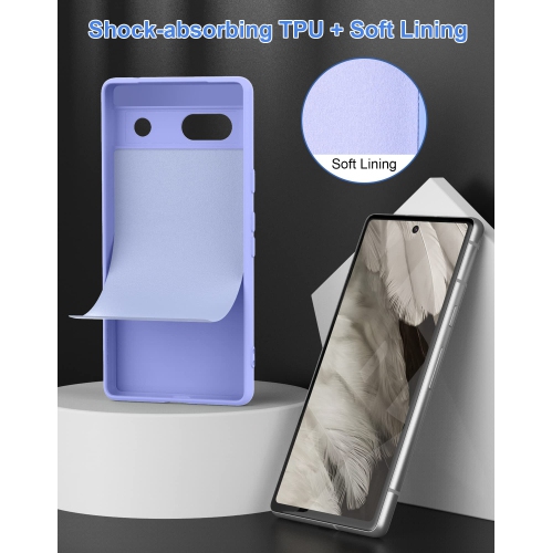 Étui mince de CreSee pour Pixel 7a de Google, coque en TPUR, protection d’appareil photo, intérieur souple, mince, étui souple, pour Pixel 7a -