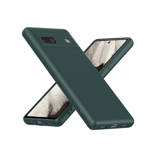 Cresee Thin Google Pixel 7a Case, TPU Cover with Camera Protection Soft Interior Slim Flexible Phone Case for Pixel 7a - Green