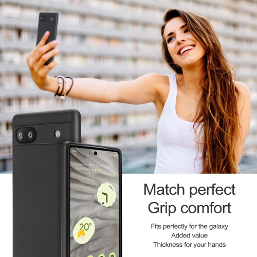 Google Pixel 7A Case Full Body Shockproof Cover Imitation Liquid Silicone Slim Lightweight Heavy Duty Protective Cover Case for Google Pixel 7A 5G -