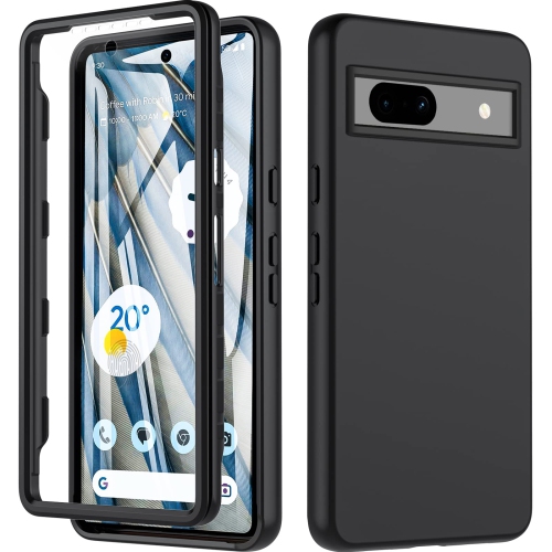 Pixel 7A Case, Google Pixel 7A Case, Full Body Shockproof Pixel 7A Case with Built-in Screen Protector Shock Absorption Bumper Cover Anti-Scratch