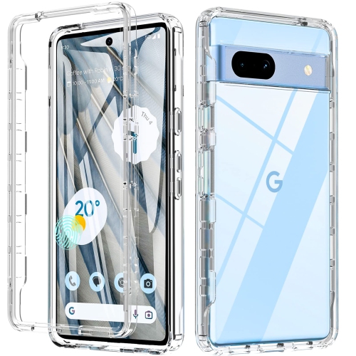 HLD  Pixel 7A Case, Google Pixel 7A Case, Full Body Shockproof Pixel 7A Case \w Built-In Screen Protector Shock Absorption Bumper Cover Anti-Scratch