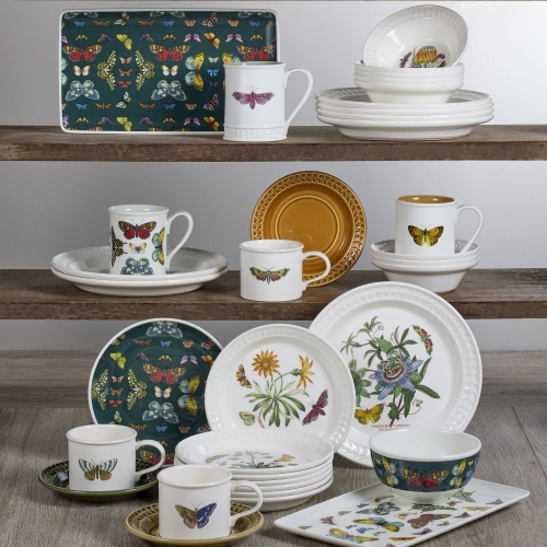 PORTMEIRION  - Bg Harmony Mug White, 14OZ-Butterflies S/4