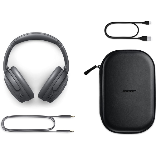 Bose QuietComFort 45 Bluetooth Wireless Noise Cancelling Headphones with Microphone (Eclipse Grey) by BOSE - Refurbished condition - Image 4