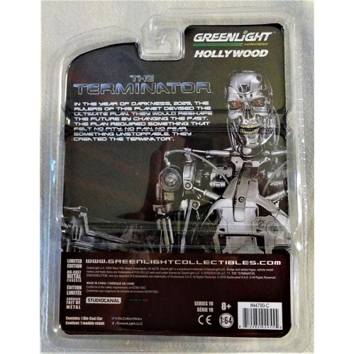 Greenlight 1977 Dodge Monaco Metropolitan Police, The Terminator - 44790C 1/64 Scale Diecast Model Toy Car