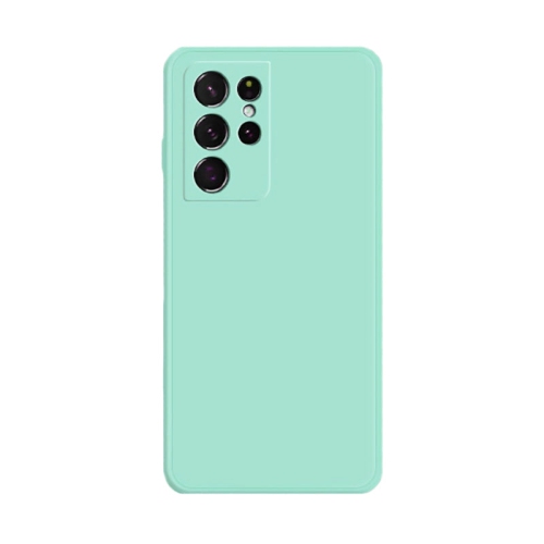 PANDACO Soft Shell Matte Mint Blue Case for Samsung Galaxy S21 Ultra