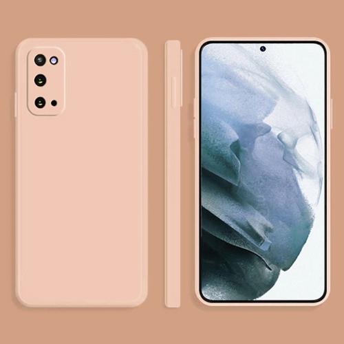 PANDACO Soft Shell Matte Pink Case for Samsung Galaxy S20+