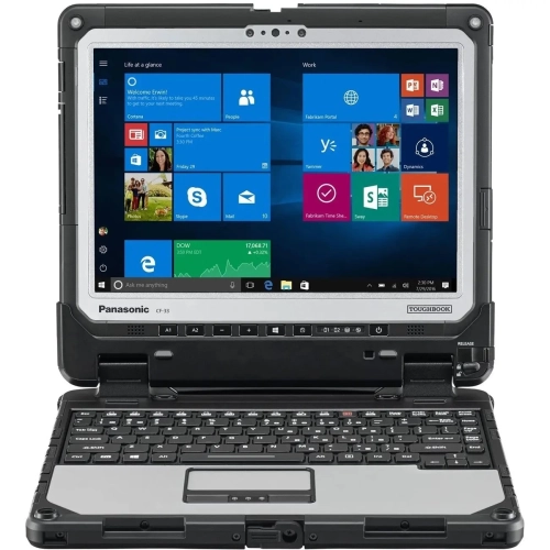 PANASONIC  Refurbished (Good) - Toughbook Cf-33, Rugged 2-In-1, 12", Intel I5-7300U, 4G Lte, Dgps, Barcode, 8GB, 1Tb SSD, Hello Webcam, Rear Cam