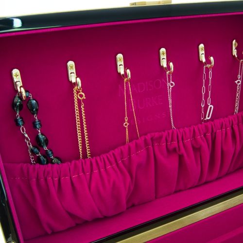 Mele and Co Madison Burke London Lacquer Jewellery Box