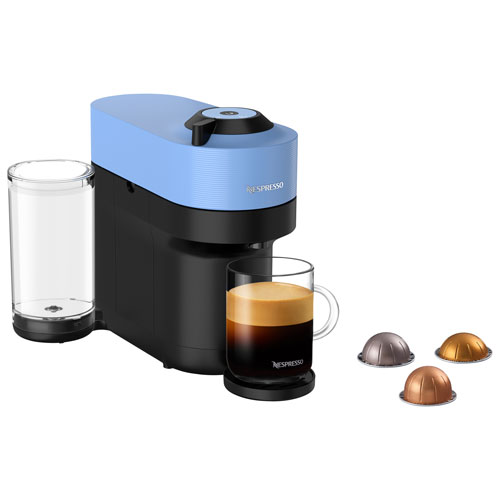 Nespresso Vertuo Pop+ Coffee & Espresso Machine by De'Longhi - Pacific Blue