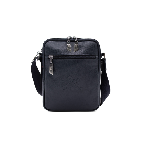 Sac à bandoulière en cuir Sailor Traveler de Cavalinho - Bleu marine