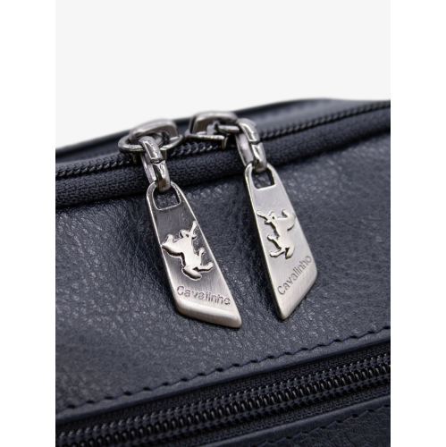 Sac à bandoulière en cuir Sailor Traveler de Cavalinho - Bleu marine