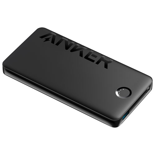 Anker PowerCore 10000 mAh USB-A/USB-C Power Bank - Black | Best