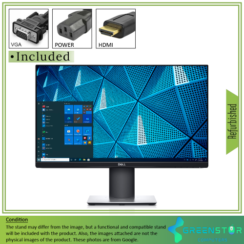DELL  Refurbished(Good) - P Series P2319H 23" Widescreen 1920X1080 Fhd Ultrathin Bezel Led Backlight Lcd Ips Panel Monitor
