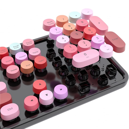 NIERBO 2.4G USB Ergonomic Wireless Keyboard and Mouse Combo for Computer, Laptop, PC Desktops