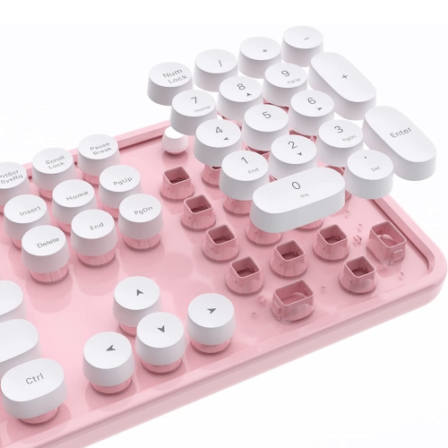 NIERBO 2.4G USB Ergonomic Wireless Keyboard and Mouse Combo for Computer, Laptop, PC Desktops