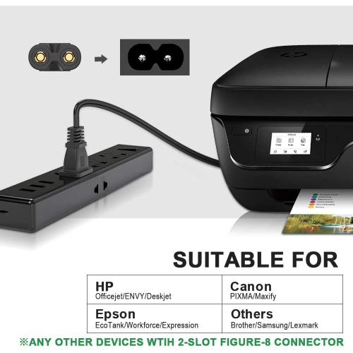 6Ft AC Power Cord for Xbox One S/X,Xbox 1x/1s,PS5 PS4 PS3 PS2 Playstation 5 4 Slim Game Console,Replacement Plug Power