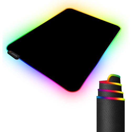 GENERIC  RGB Gaming Mouse Pad With 11 RGB Light Up Modes, Led Gaming Pad, Non-Slip Rubber Based Computer Mice Mat Medium
