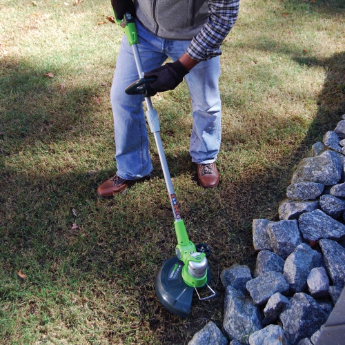 Greenworks 24V String Trimmer and Blower Combo, 2.0Ah USB Battery and Charger Included