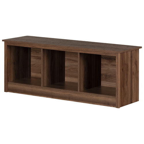 Toza Contemporary Entryway Bench - Natural Walnut