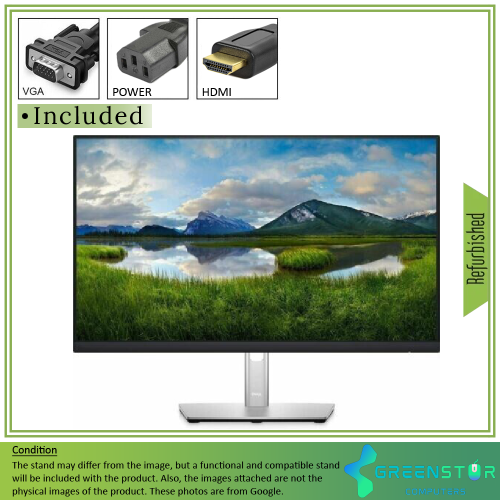Refurbished(Good) - Dell P2422HC 23.8" Widescreen 1920 x 1080 Full HD LED-backlit LCD IPS Monitor