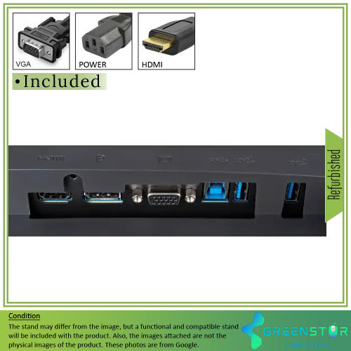 Refurbished(Good) - Dell P2422HC 23.8" Widescreen 1920 x 1080 Full HD LED-backlit LCD IPS Monitor