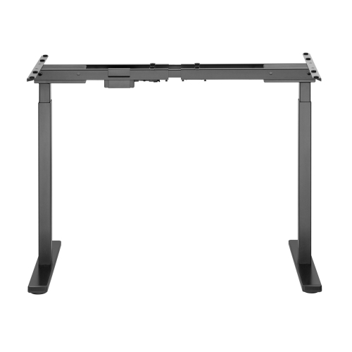 Ergoloop Walnut - Black Dual motor electric Sit - Stand desk 59" x 29.5" top with memory adjustments, timer and anti-collision system built on top