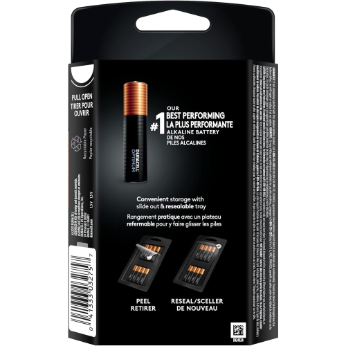 Duracell Optimum AAA Batteries 8 Count Pack Lasting Power Triple a Battery Alkaline Aaa Battery Ideal for Household and Office Devices Resealable