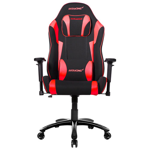 AKRacing Core EX Wide Ergonomic Fabric Gaming Chair Black Red