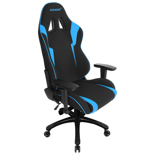AKRacing Core EX-Wide Ergonomic Fabric Gaming Chair - Black/Blue
