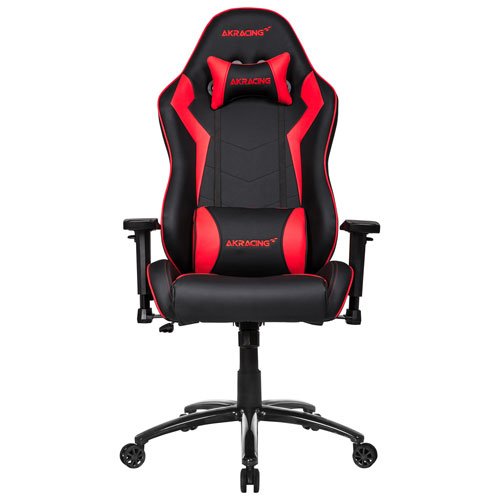 AKRacing Core SX Ergonomic Faux Leather Gaming Chair Black Red