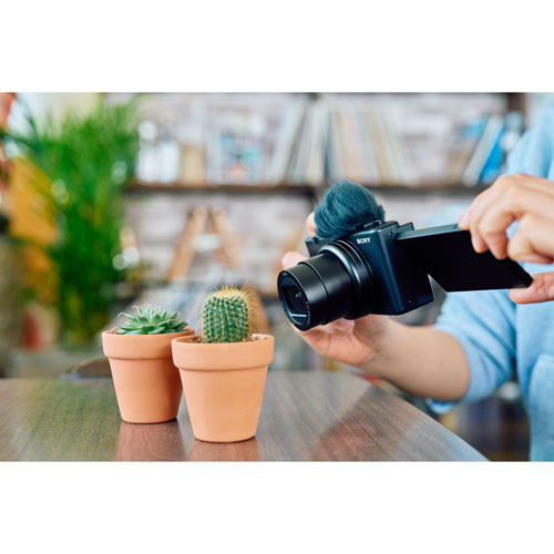 Sony ZV-1 II Content Creator Vlogger Camera with 18-50mm Lens - Black