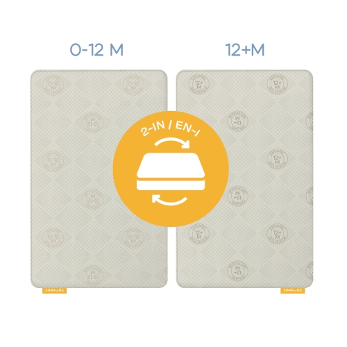 Matelas de lit de bébé et de jeune enfant de luxe biologique Genesis de Simmons