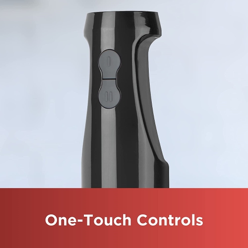 Black + Decker - 2 Speed Immersion Blender, Stainless Steel Blade, 200 Watts, Black