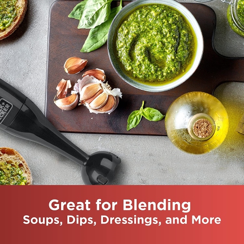 Black + Decker - 2 Speed Immersion Blender, Stainless Steel Blade, 200 Watts, Black