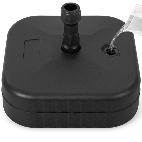 Gymax Patio Fillable Umbrella Base Stand Holder 1.5'' Water&Sand Filled Weighted Market