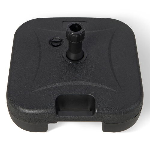 Gymax Patio Fillable Umbrella Base Stand Water & Sand Filled Weighted Market Pole 1.5''