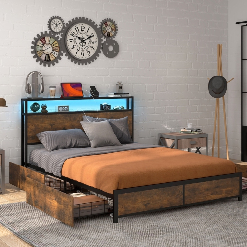 Industrial bedroom online drawers