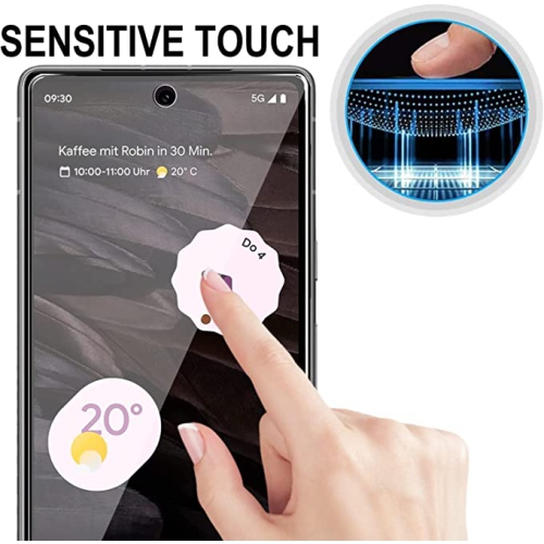 KEEGUARD Tempered Glass Screen Protector for Google Pixel 7a 5g 2023 + Camera Lens Protector Google Pixel 7A