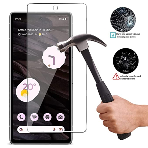 KEEGUARD Tempered Glass Screen Protector for Google Pixel 7a 5g 2023 + Camera Lens Protector Google Pixel 7A