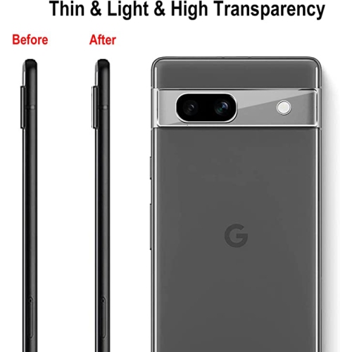 KEEGUARD Tempered Glass Screen Protector for Google Pixel 7a 5g 2023 + Camera Lens Protector Google Pixel 7A