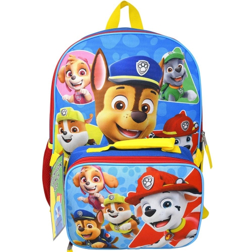 BIOWORLD  Paw Patrol 16 Inch Backpack And Lunch Bag Set