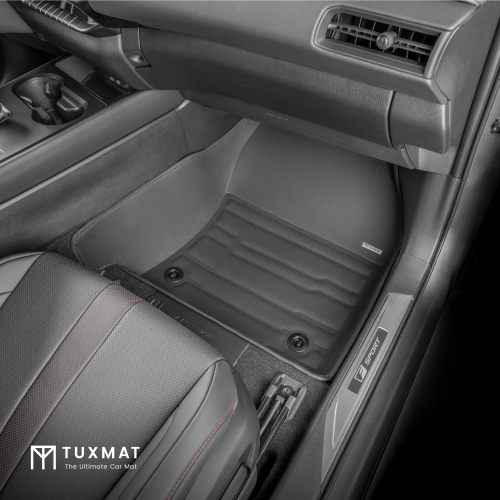 TuxMat - for Lexus UX Hybrid 2019-2026 Models - Custom Car Mats - Maximum Coverage, All Weather, Laser Measured - This Full Set Includes 1st and 2nd