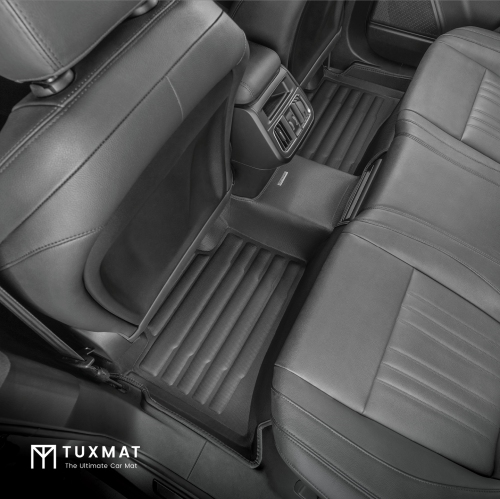 TuxMat - for Maserati Grecale 2023-2026 Models - Custom Car Mats - Maximum Coverage, All Weather, Laser Measured - This Full Set Includes 1st and 2nd